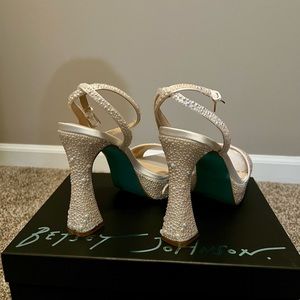 Betsy Johnson Pearl Platform Heels